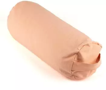 Myga Buchweizen-Yoga-Bolster Rose 25x63cm (RY1291)