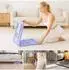 Relaxdays Pilates Board Reformer, 9-tlg. Set, schwarz/grau