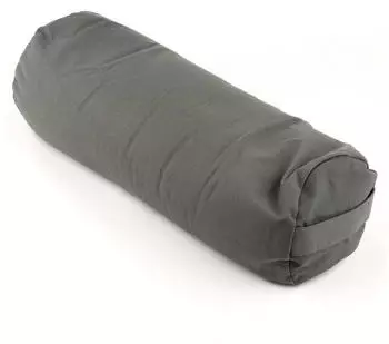 Myga Buchweizen-Yogakissen grau 25x63cm (RY1294)