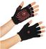 Gaiam Grippy Yoga Gloves, Black/Pink, 05-57125