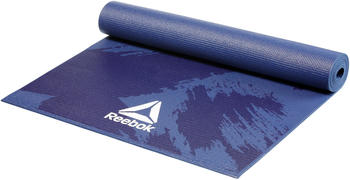 Reebok Yoga Mat 4 mm brush strokes blue