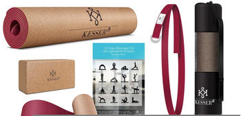 Kesser Yogamatte Fitnessmatte 182 x 62 bordeaux