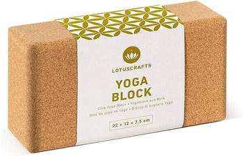 Lotuscrafts Yogablock aus Kork - klein