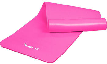 Movit Yogamatte Pilates Gymnastikmatte, 190 x 100 x 1,5 cm pink