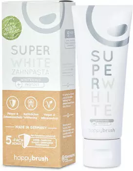 happybrush SuperWhite & Protect Zahnpasta (75ml)