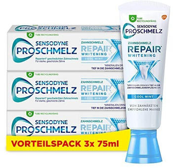 Sensodyne ProSchmelz Repair Whitening Zahnpasta (3 x 75ml)