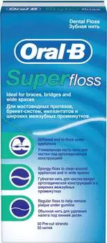 Oral-B Zahnseide Superfloss (6 x 50 Stk.)