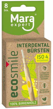 Mara Expert Ecosmile Holz Interdentalbürste ISO 4 mittelbreit (8 Stk.)