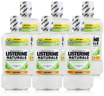 Listerine Naturals Zahnfleisch-Schutz Milder Geschmack (6 x 600ml)