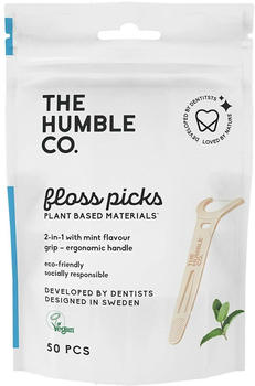 Humble Floss Picks Grip Handle Minze (50 Stk.)