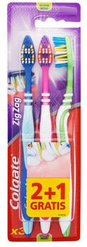 Colgate Zig Zag Toothbrush medium (3 pcs)