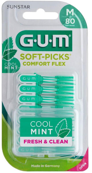 G.U.M Soft-Picks Comfort Flex mint medium (80 Stk.)