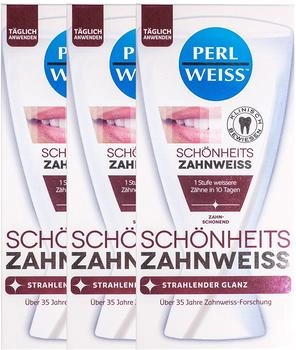 Perlweiss Sch&ouml;nheits Zahnweiss Strahlender Glanz (3 x 50ml)