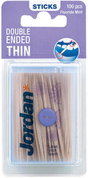 Jordan* Zahnstocher Thin Fluorid Minze (100 Stk.)