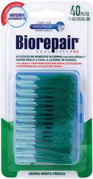 Biorepair Rubber Picks Regular Dental-Zahnstocher green (40 Stk.)