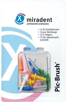 Miradent Pic-Brush Ersatzbürsten gemischt (12 Stk.)