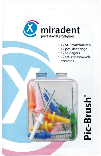 Miradent Pic-Brush Ersatzbürsten gemischt (12 Stk.)
