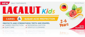 Lacalut Kinder Zahnpasta mit Fluorid 2-6 Jahre Minze (55ml)