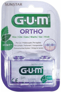 Sunstar GUM Ortho Wachs mint