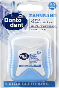 DontoDent Zahnband extra gleitf&auml;hig, mit Minzaroma (50 m)