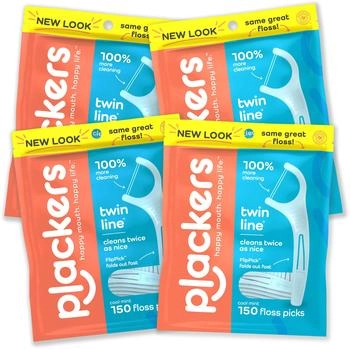 Schmidt Pharma Plackers Twin-line Dental Flossers