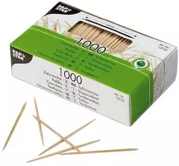 Papstar Zahnstocher 12735 pure 6,8 cm 1000 Stk.