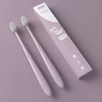 nano. Kinderzahnb&uuml;rste altrosa (2 Stk.)