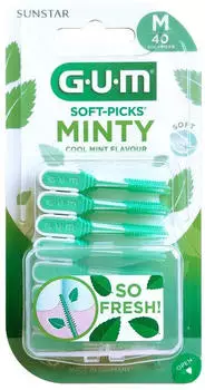 Sunstar GUM Soft-Picks Minty medium (40 Stk.)
