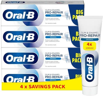 Oral-B Zahnfleisch & Zahnschmelz Pro-Repair Original Zahnpasta (4 x 100ml)