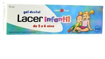 Lacer Gel für Kleinkinder mit Erdbeergeschmack 75ml