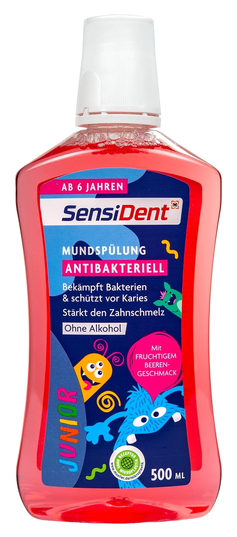 M&uuml;ller Sensident Junior Mundsp&uuml;lung Antibakteriell