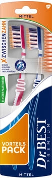 Dr. Best X-Zwischenzahn Zahnb&uuml;rste mittel (2 Stk.)