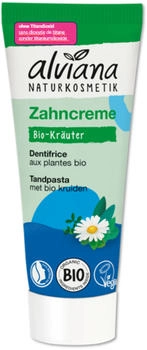 Alviana Naturkosmetik Zahncreme Bio-Kr&auml;uter 75ml