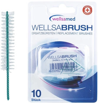 wellsamed wellsabrush Ersatzbürsten WIB008 PHD 1,0 Gr. L 3,5 mm (10 Stk.)