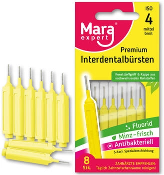 Mara Expert Premium Interdentalbürsten ISO 4 mittel breit (8 Stk.)