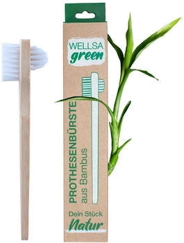 wellsamed Wellsagreen Bambus Prothesenbürste