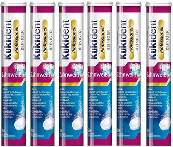 Kukident Professionell Zahnwei&szlig; (6 x 30 Stk.)
