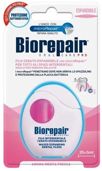Biorepair Dental Floss Waxed Expanding Pink (30 m) Biorepair Dental Floss Waxed Expanding Pink (30 m)
