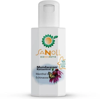 Sanoll Biokosmetik Mundwasser Menthol-Echinacea 100ml