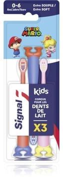 Signal Kids Zahnbürste für Kinder vorteilhafte Packung Extra Soft
