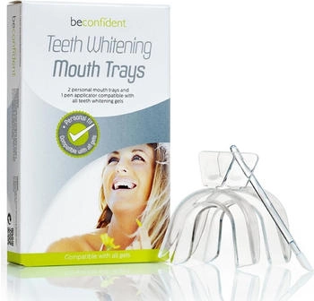 BeconfiDent Teeth Whitening Mouth Trays 2-pack with pen applicator