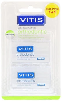 Vitis Orthodontische Relief-Wachs für Zahnspangen (2 Stk.)