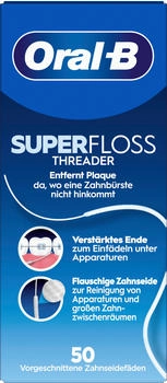 Oral-B SuperFloss Threader (50 Stk.) Oral-B SuperFloss Threader (50 Stk.)
