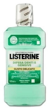 Listerine Defense Teeth And Gums Mouthwash Delicate Taste (500ml)
