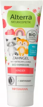 Alterra Kinder Zahngel mit Natriumfluorid Bio-Erdbeere, 0-6 Jahre