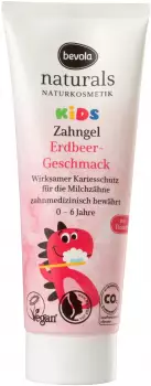 Bevola Naturals Kids Zahngel Erdbeer-Gschmack mit Fluorid, 0-6 Jahre