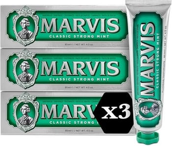 Marvis Classic Strong Mint Zahnpasta 3 &times; 85ml