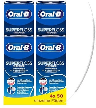 Oral-B Superfloss Zahnseide 4 x 50 Stk.
