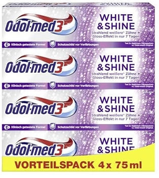 Odol-med3 Zahnpasta White & Shine 4 x 75ml