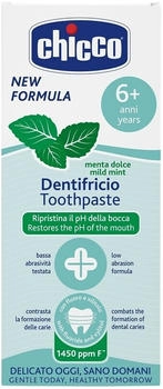 Chicco Toothpaste Mild Mint Kinderzahnpasta 6+ Jahre 1 St.